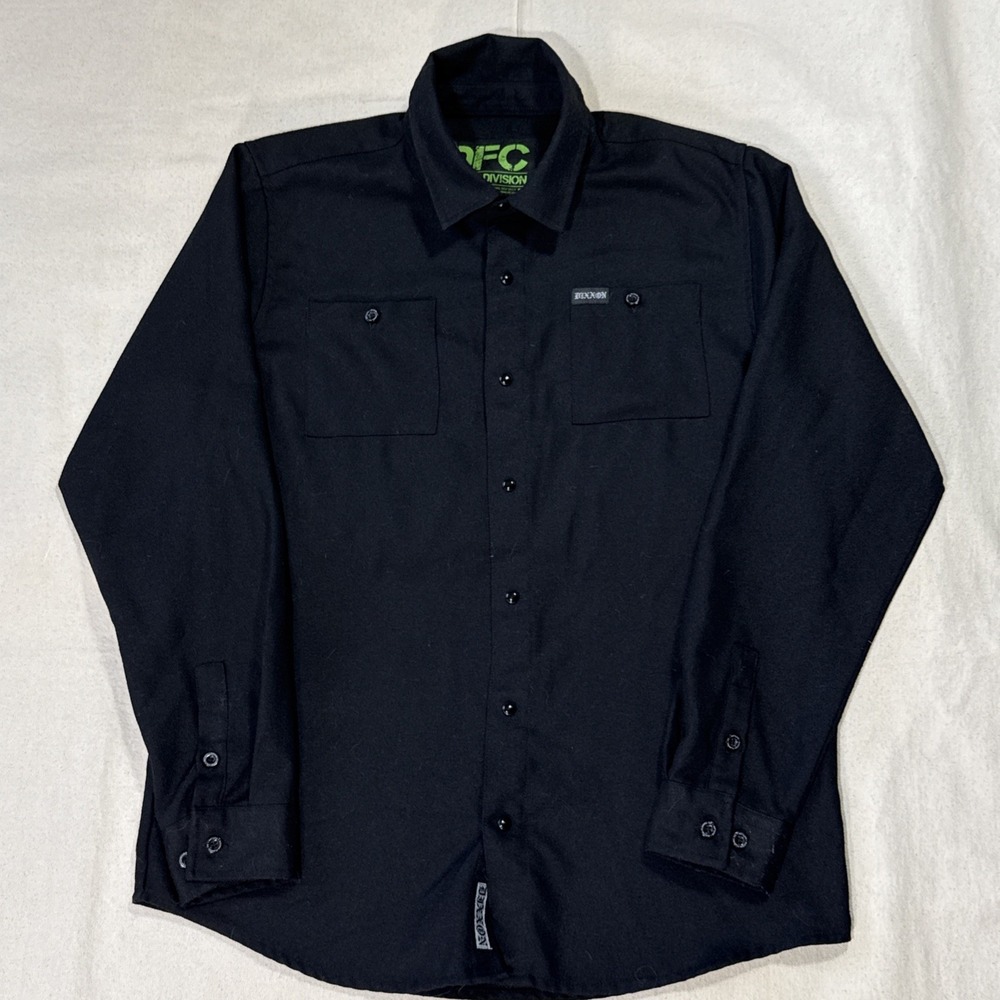 Dixxon DFC Flannel Shirt Boys Extra Large Black Youth Division Button Up